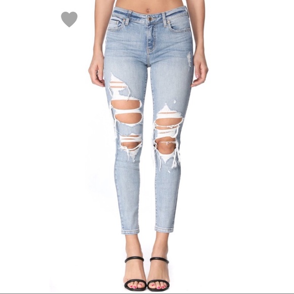 Jude Mid Rise Jeans - Picture 2 of 6